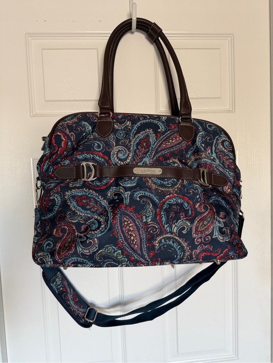 Chaps Handbags - Chaps Richmond Park Paisley Carry  On Travel bag 19"